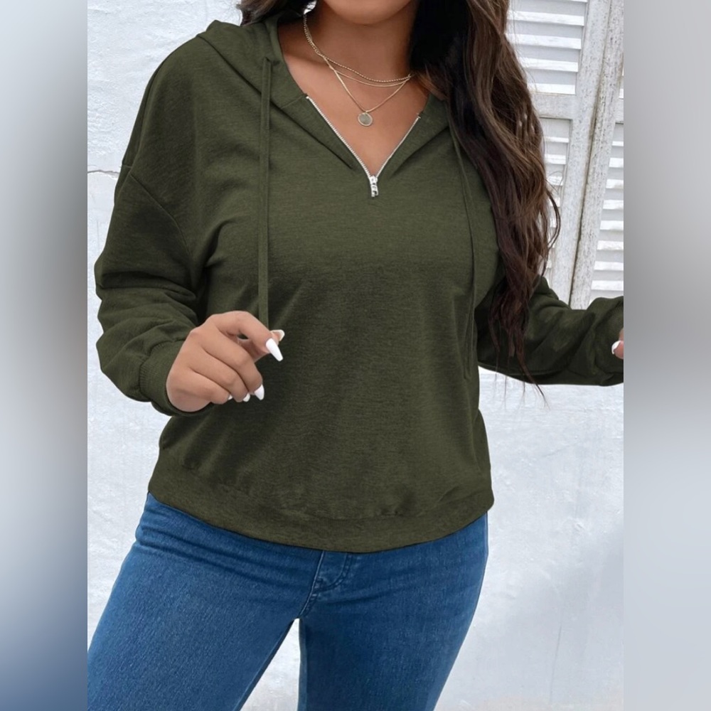 Shein long sleeve top 4x fits like a 2x